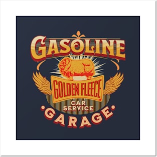 Gas Gasoline Garage Car Service Posters and Art